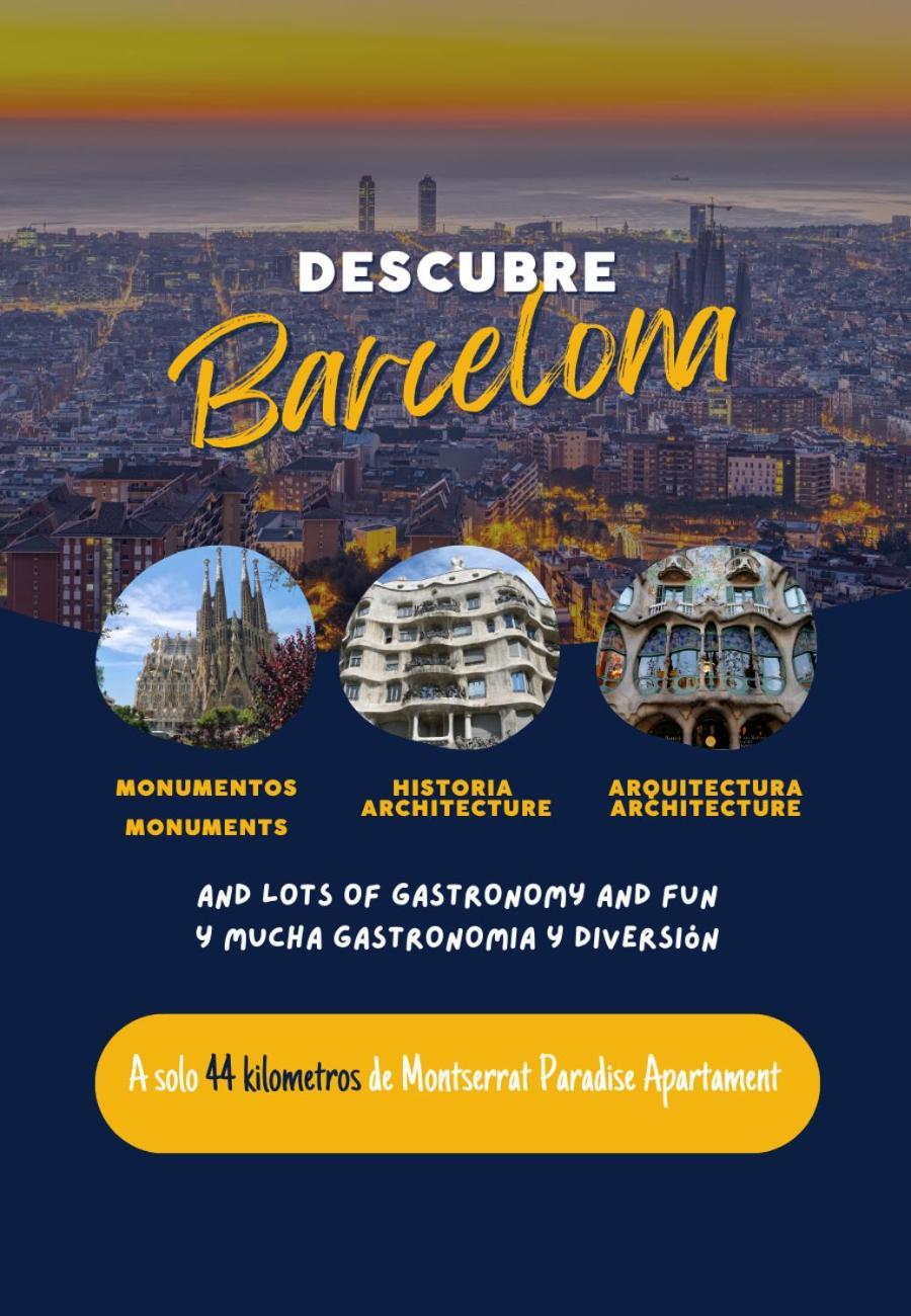 Alojamiento En Montserrat- Montserrat Paradise Apartament Monistrol de Montserrat Ngoại thất bức ảnh